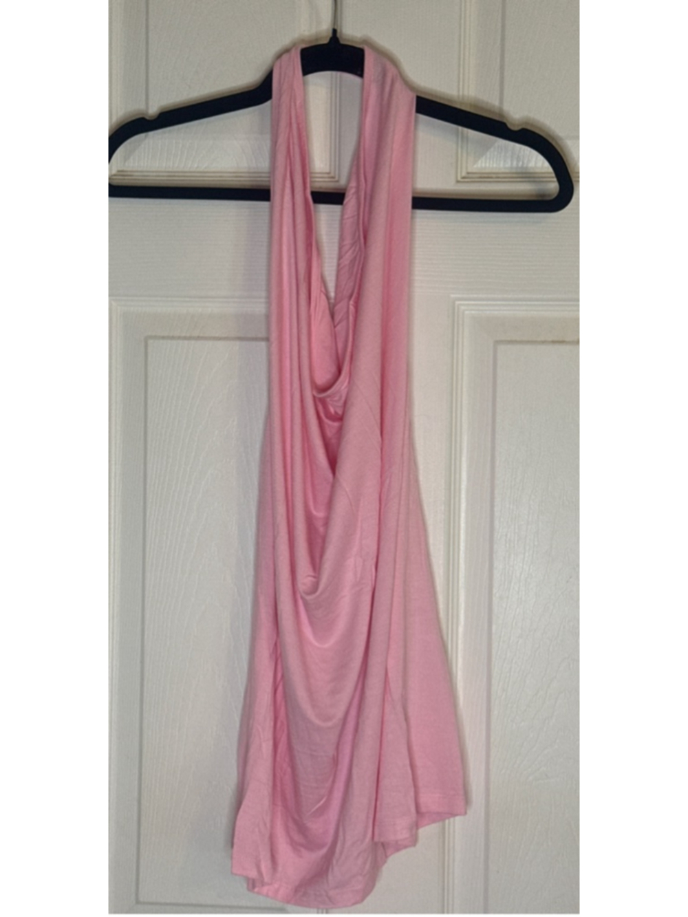 DOUBLJU Pink Halter Tank Top